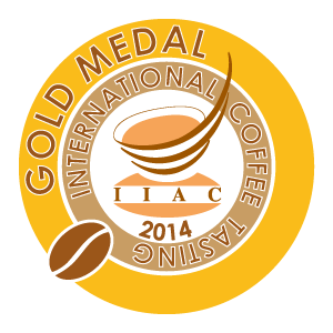 Gold medal International Coffee Tasting Asia 2014 - 100% Arabica Gourmet